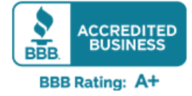 BBB Accredited Business A+ Rating